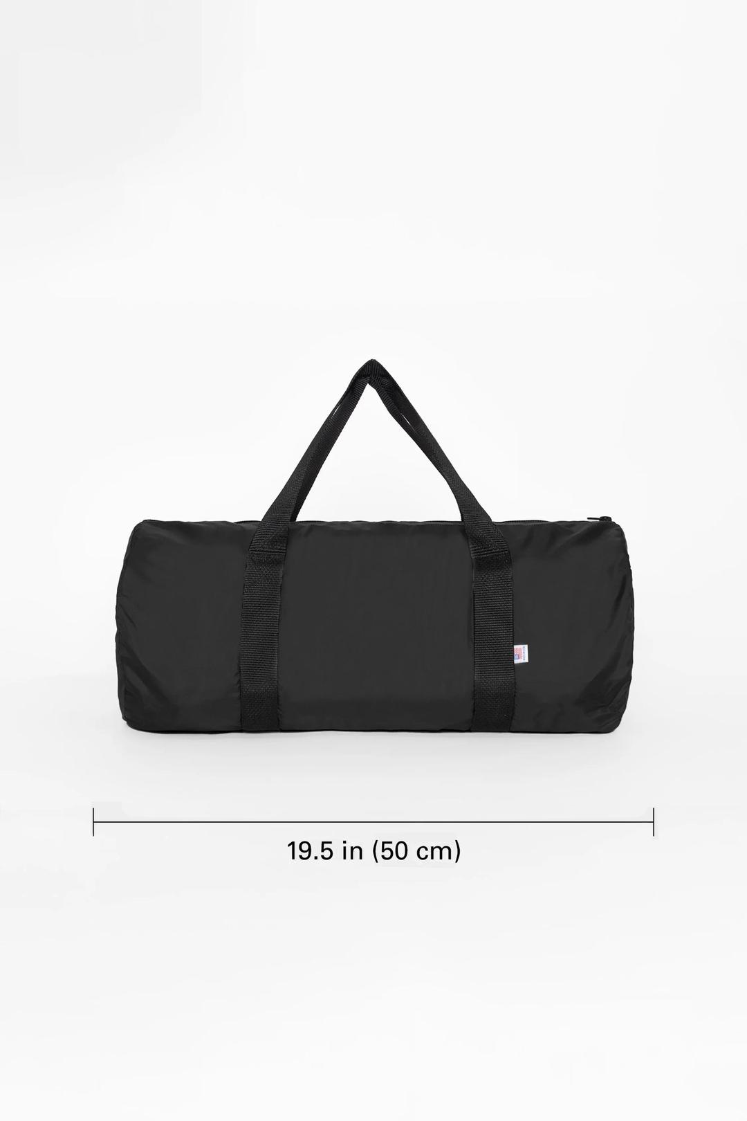 NT540 - Lightweight Nylon Gym Bag - Black/Black / OS