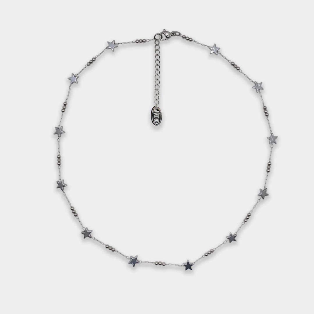 Hematite Star Chain Necklace