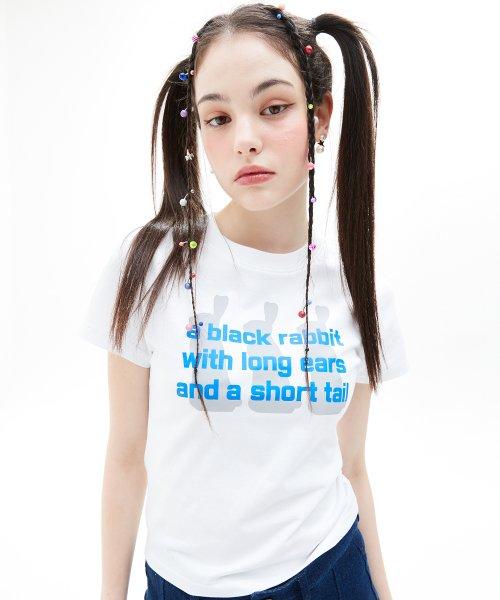 VS 3 RABBIT TEE(WHITE)