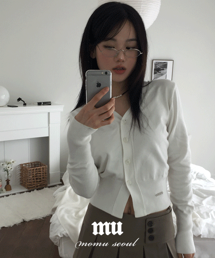 [MADE🖤] 잘록핏 데일리 브이넥 가디건-4color