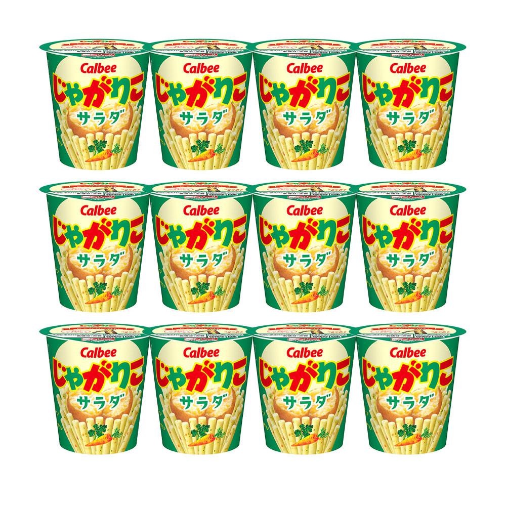일본과자 가루비 자가리코 샐러드맛 12개 /칼비/calbee/쟈가리코