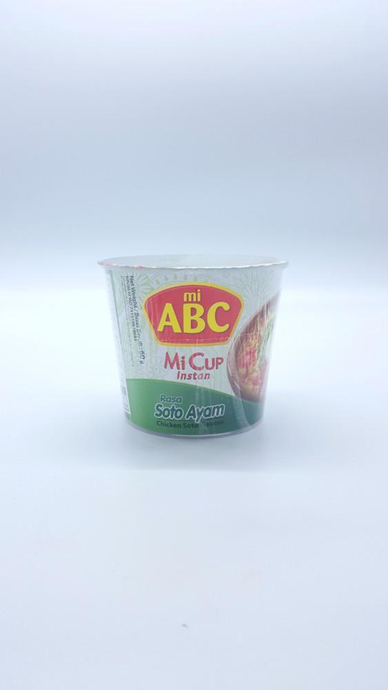 인도네시아 라면 ABC 미 컵 인스턴트 라사 소토아얌 치킨소토 향 60G 아시안푸드