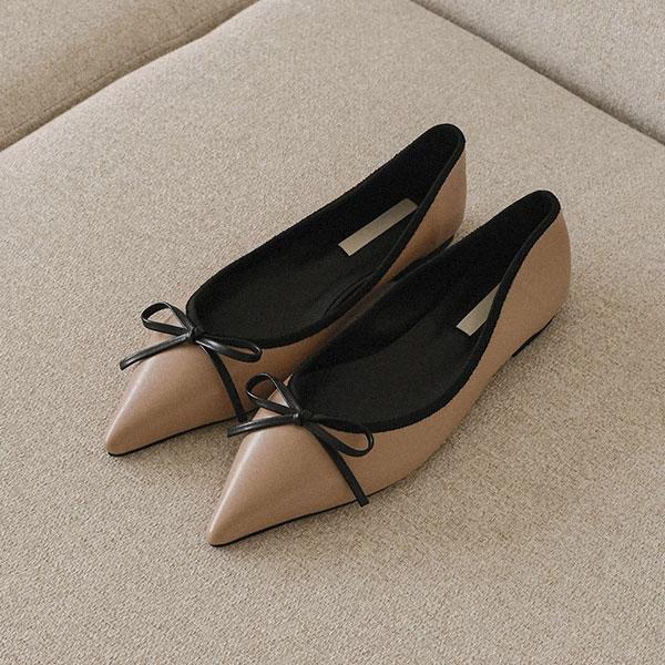 슈마루 루이든스틸레토리본플랫(1cm)