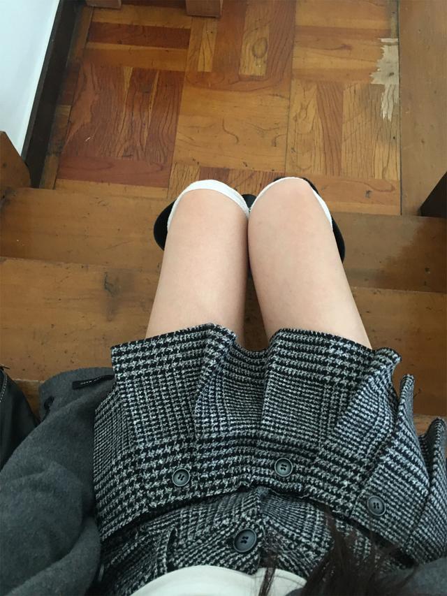 unique check skirt pants *7일 소요