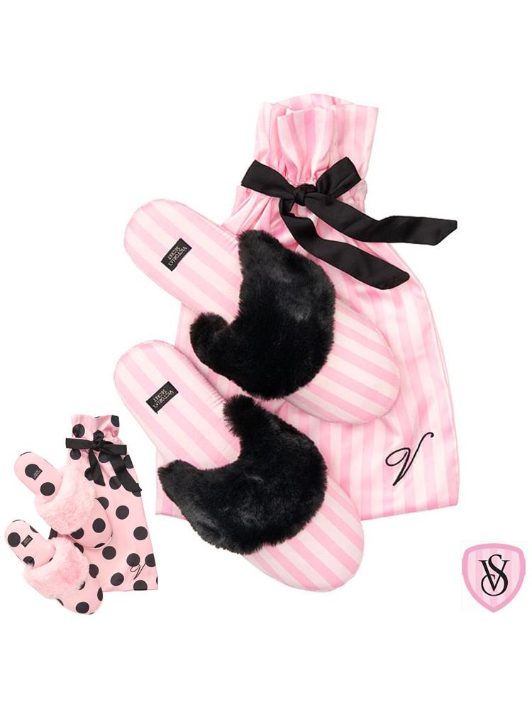 빅토리아시크릿 여성 실내 슬리퍼 새틴 VICTORIAS SECRET SLIPPERS