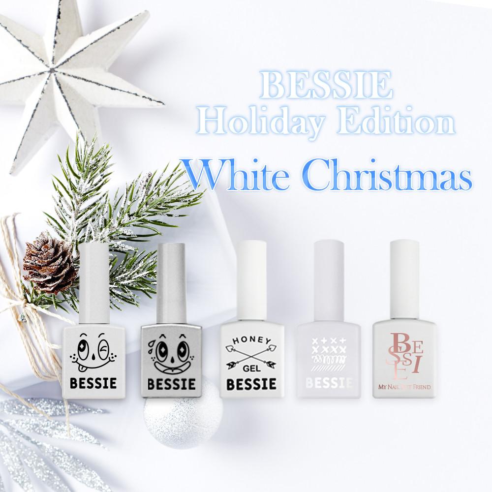 베씨 젤네일 홀리데이 컬렉션 겨울 화이트 크리스마스 5종 시럽 트위드젤 글리터젤