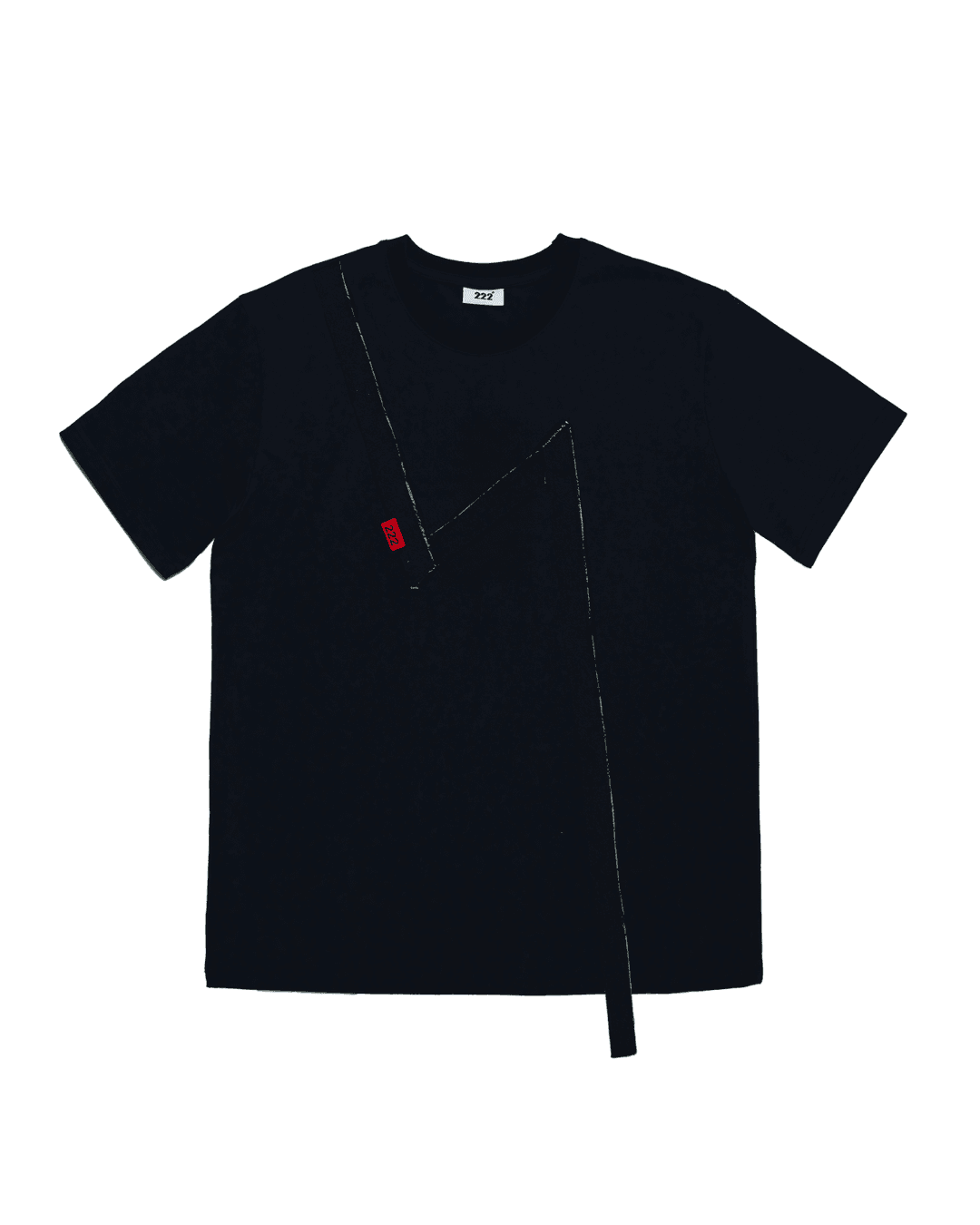 DENIM PATCH T-SHIRT (FREE SIZE)