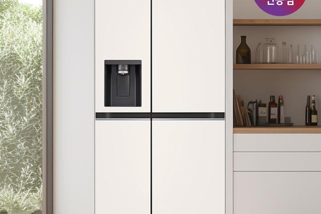 LG 디오스 오브제컬렉션 얼음정수기냉장고 J814MEE12