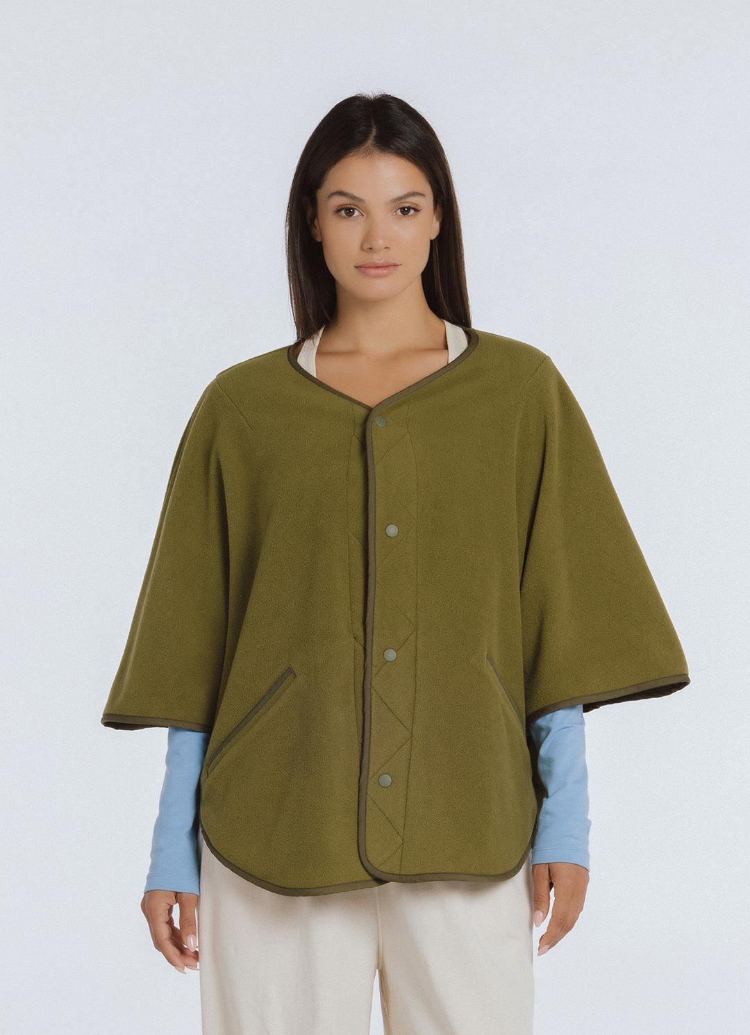 Polar Fleece poncho_Mayfly