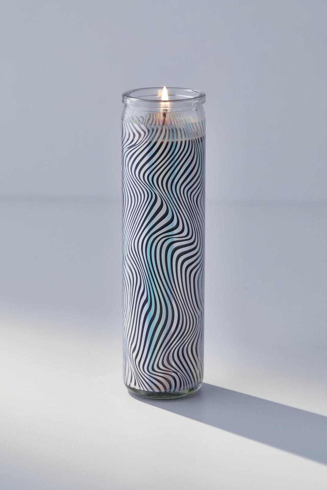 Y2K 17온스 유리 기둥 양초