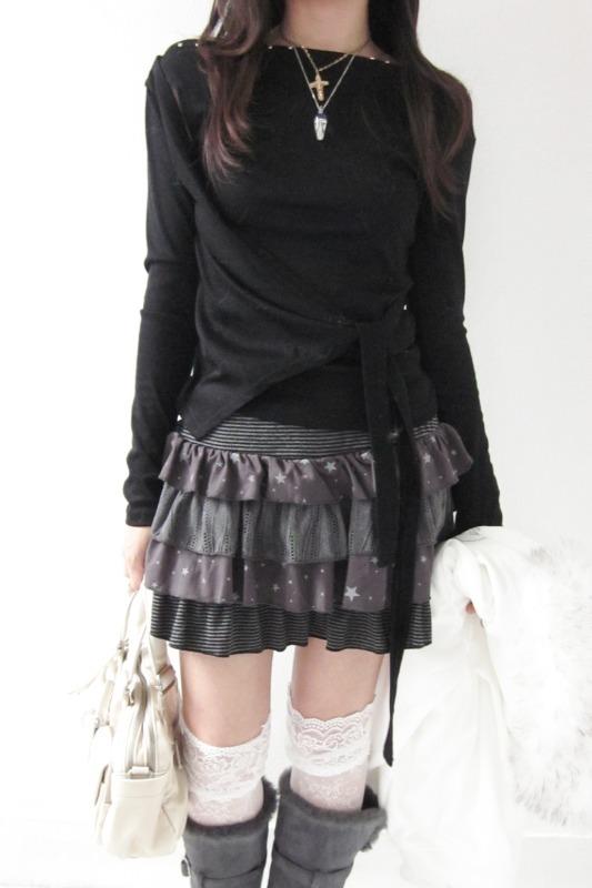 tie wrap tee (3color)