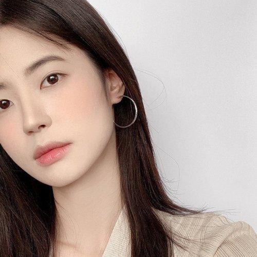 스테이 써지컬스틸 원터치 빅 링피어싱/귀걸이