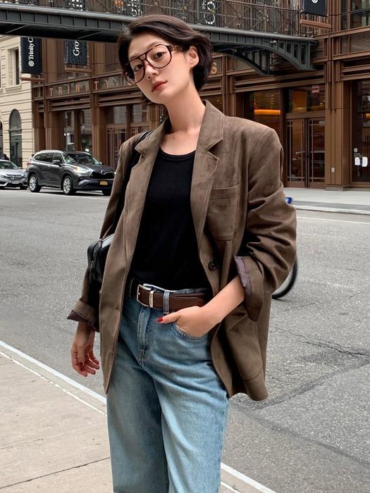 25FN leather single jacket [MO/BR]