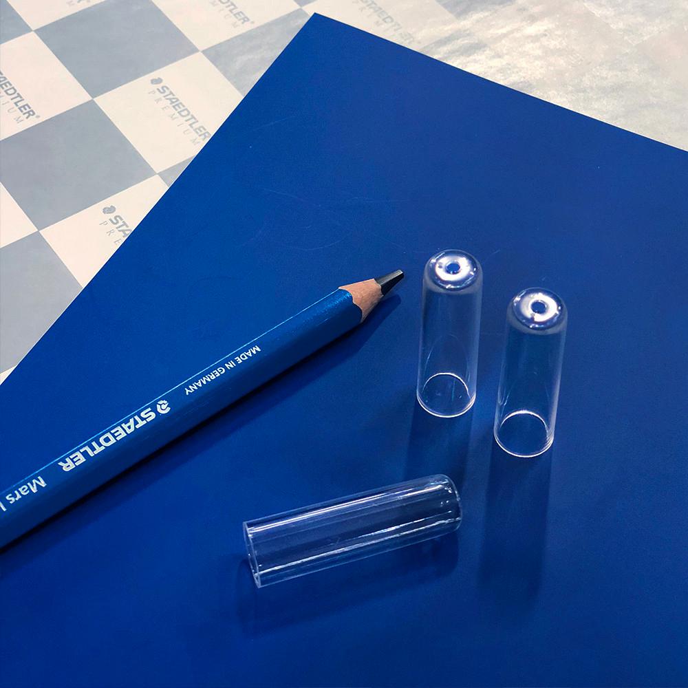 스테들러 투명 연필캡 삼각 원형 보호캡