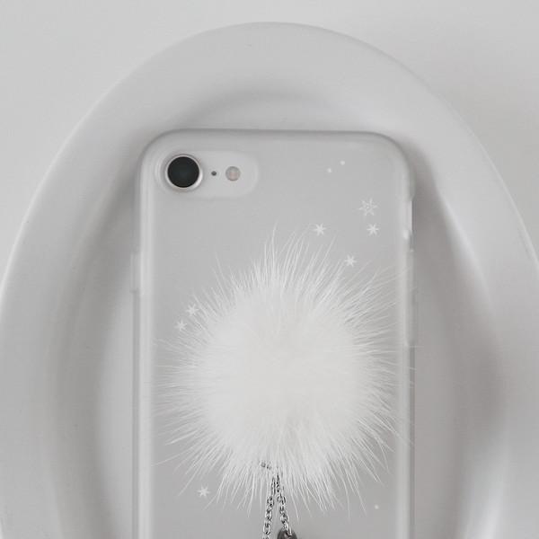 Snow Fluff tok. (white, black)