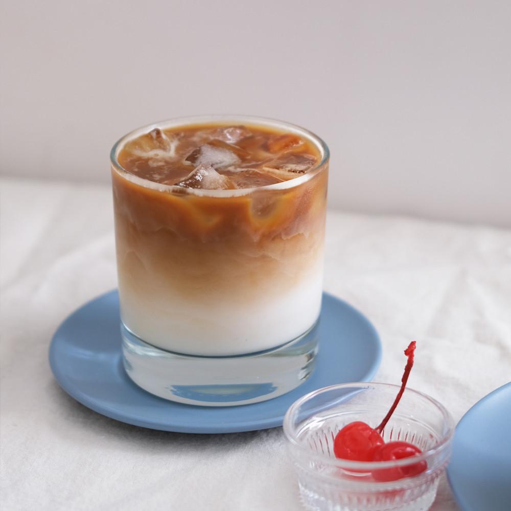 플레인 심플 글라스 290ml 1p 카페 위스키잔 언더락잔 플랫화이트 유리컵