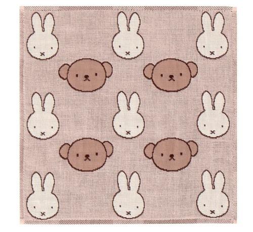 버터라이프 미피&보리스 3중 거즈 손수건(핸드타올)_페이스 25×25cm