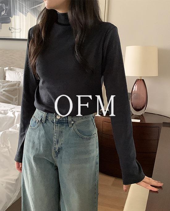 메리어라운드 [겨울필수템][ofm] 실키 하프넥 (tee)(기모)* 베스트 상품 재진행