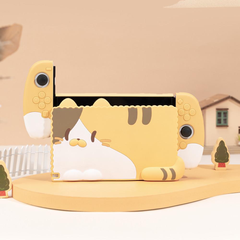 닌텐도 스위치 OLED 치즈냥 충전독 실리콘 케이스