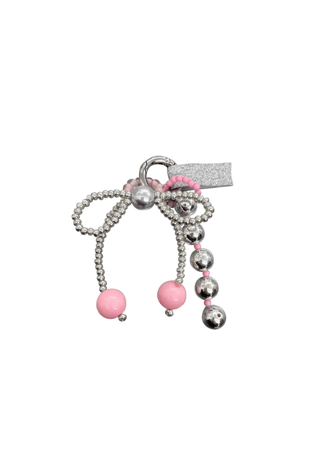 pink ribbon keyring