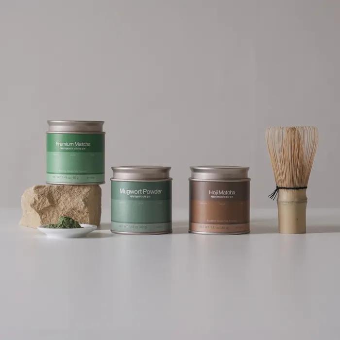 맥파이앤타이거 말차 40g 단품 (3종 택1) - 프리미엄 말차 / 호지 말차 / 쑥 말차