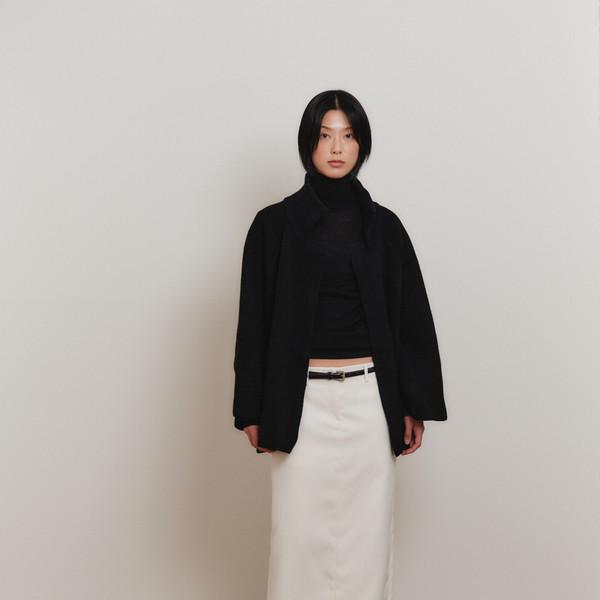 LAMBSWOOL COAT CARDIGAN