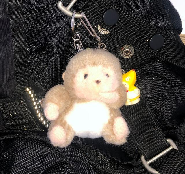 Baby monkey keyring