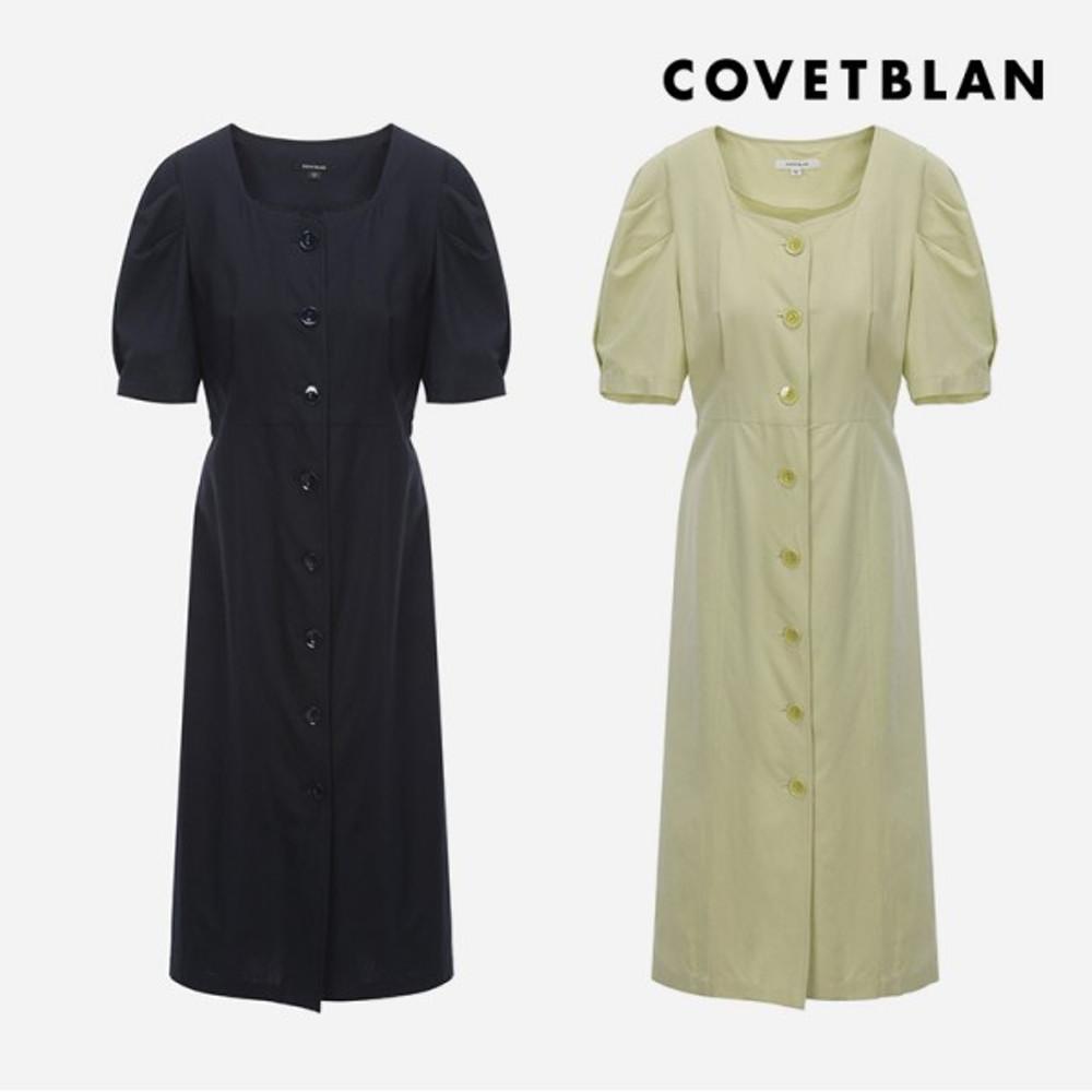 [코벳블랑]볼륨 소매 원피스(V224MOP217W)