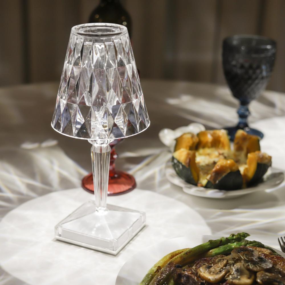 크리스탈 배터리 테이블조명 무선조명 엔틱조명