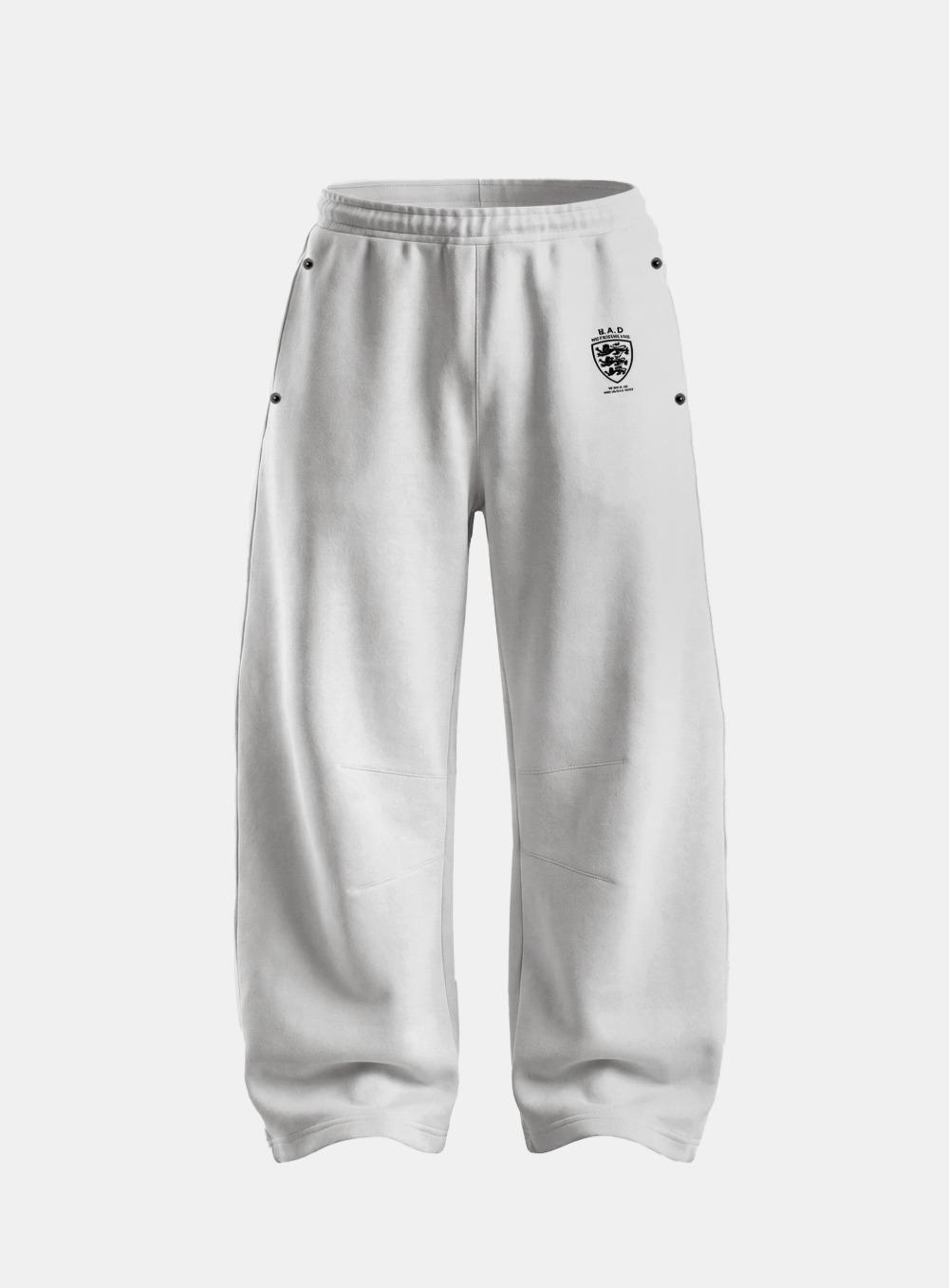 [4/2 발송] [w-pts26-060] Shield-M Semi-Curved Fit Joggers - White