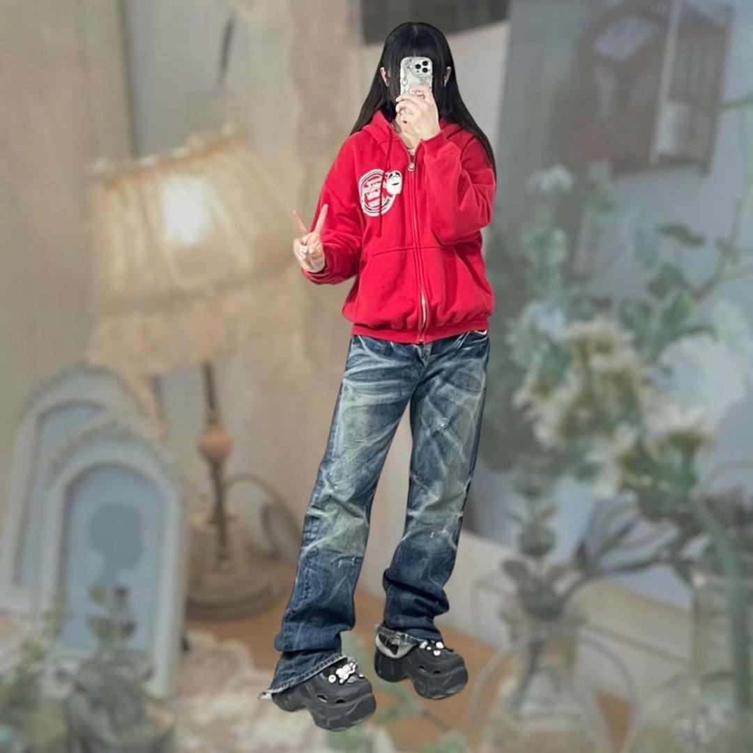 캡틴산타 프린팅 후드집업  | 후루츠패밀리