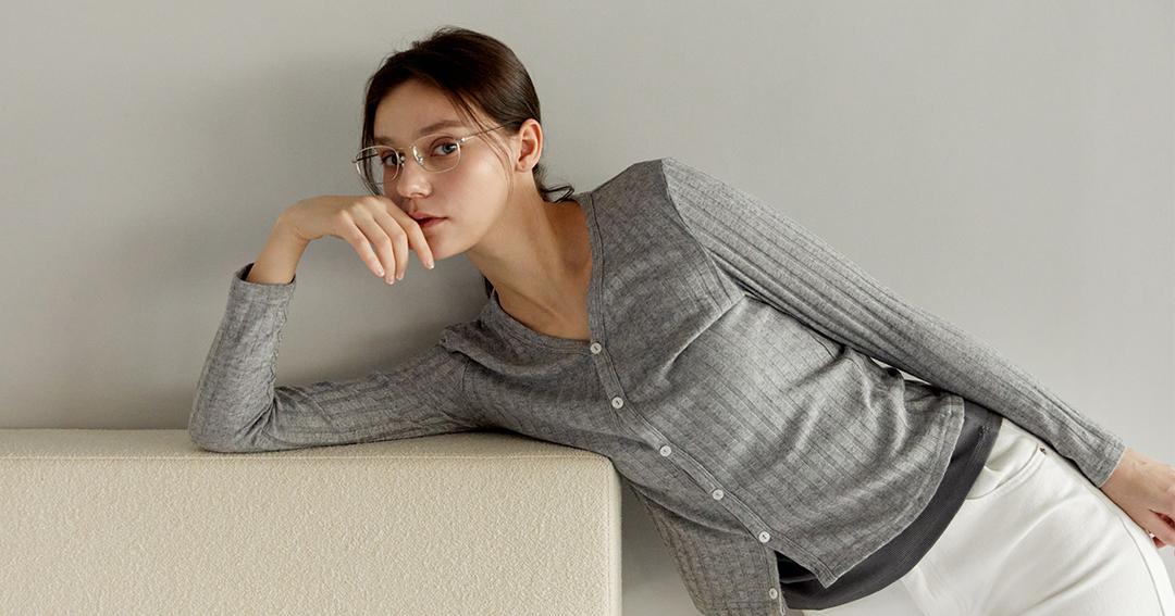 멜로우 극세사 로브 - 스트라이프 2colors