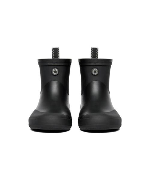[X 999HUMANITY] SHINY EBBY RAIN BOOTS(SHORT) - BLACK