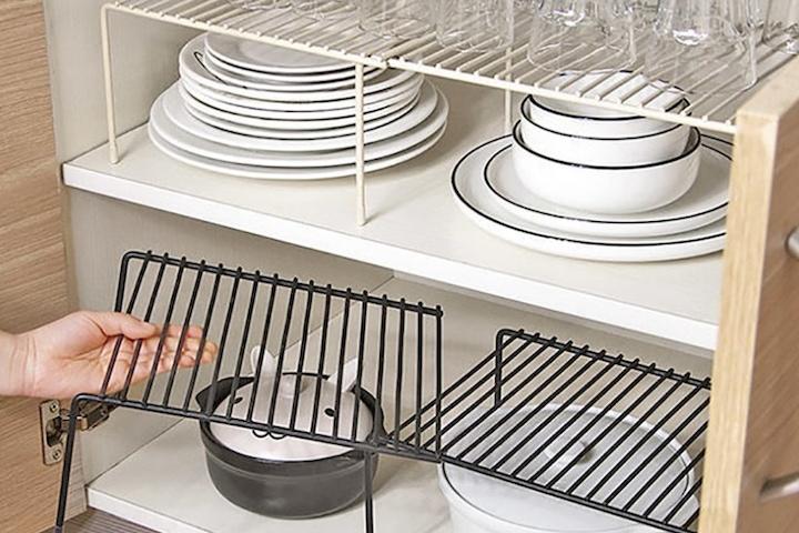 길이조절 주방선반 싱크대 씽크대 정리 선반 접시정리대 그릇정리대