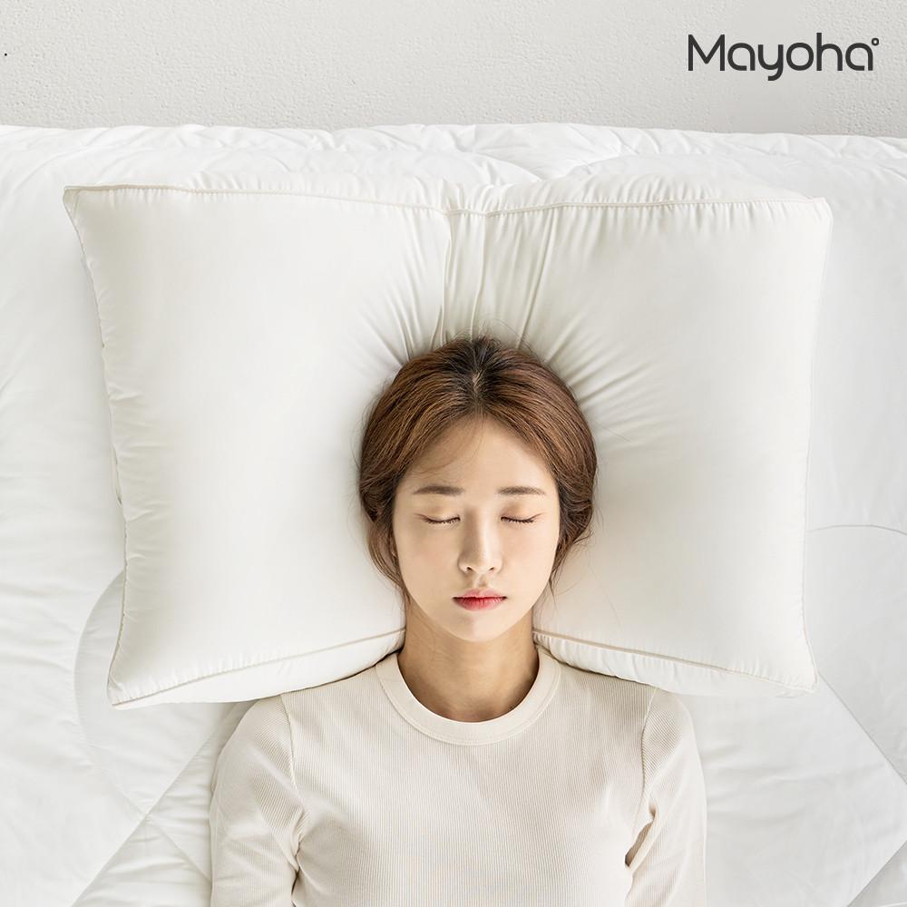 마요하 라인베개 친환경 기능성 경추 베개 숙면 목디스크 베개 (2size / 40x60 50x70)