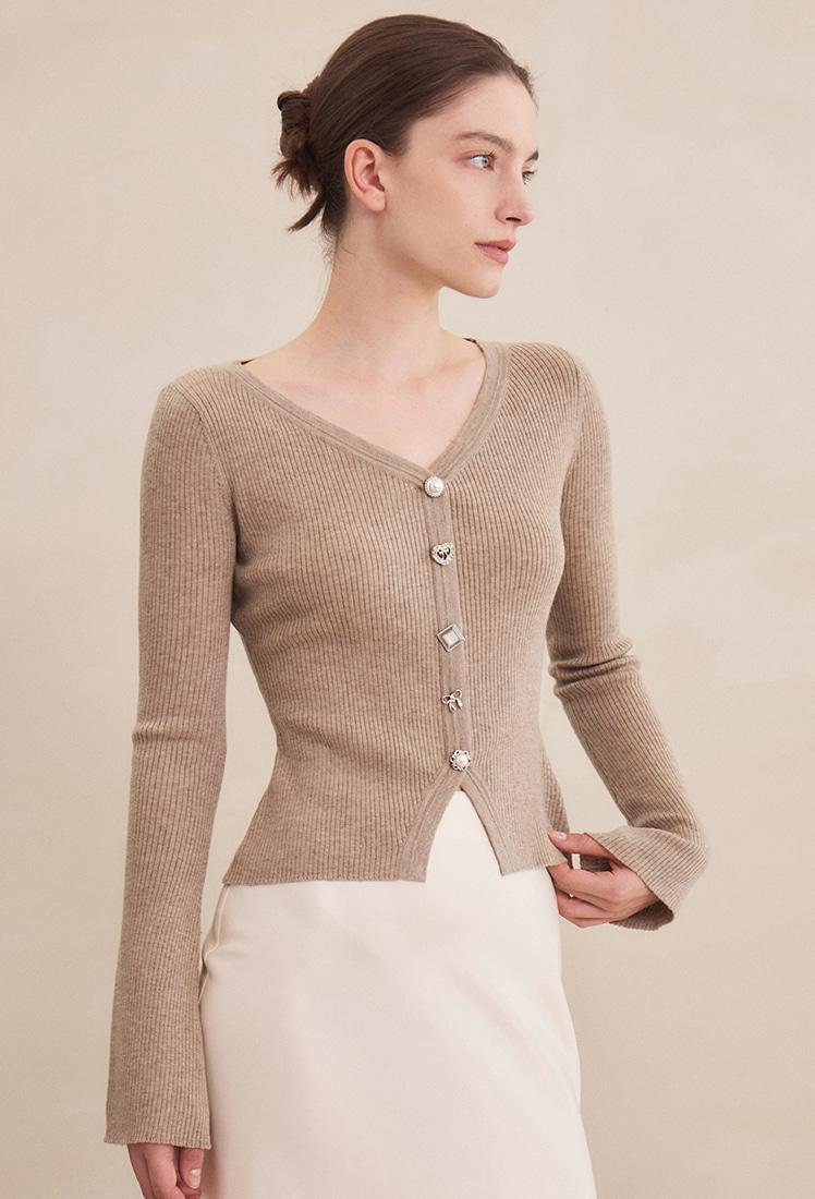 Jace Knit Top (Brown)