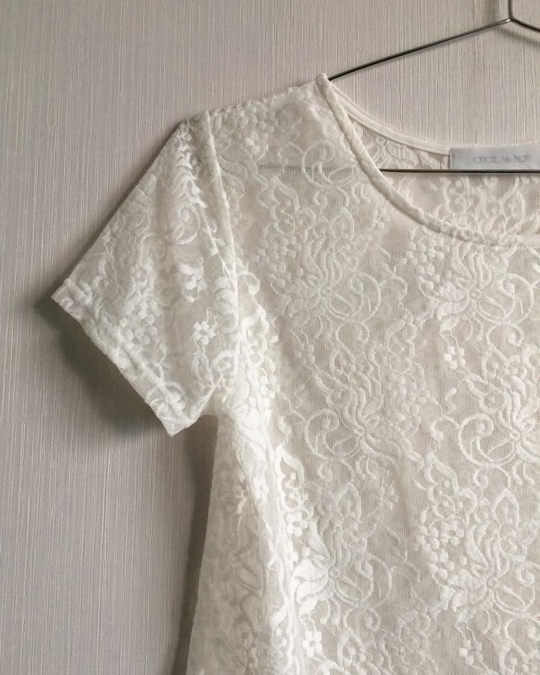 Cecil mcbee see through pattern top | 후루츠패밀리