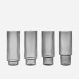 펌리빙 리플 롱 글라스 스모크그레이