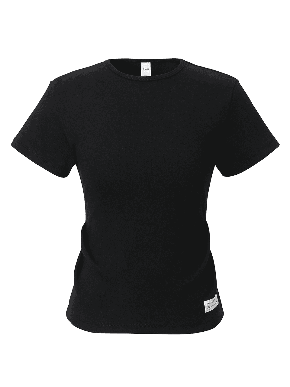 [2nd Reorder] Deep Tuck Short Sleeve (black)