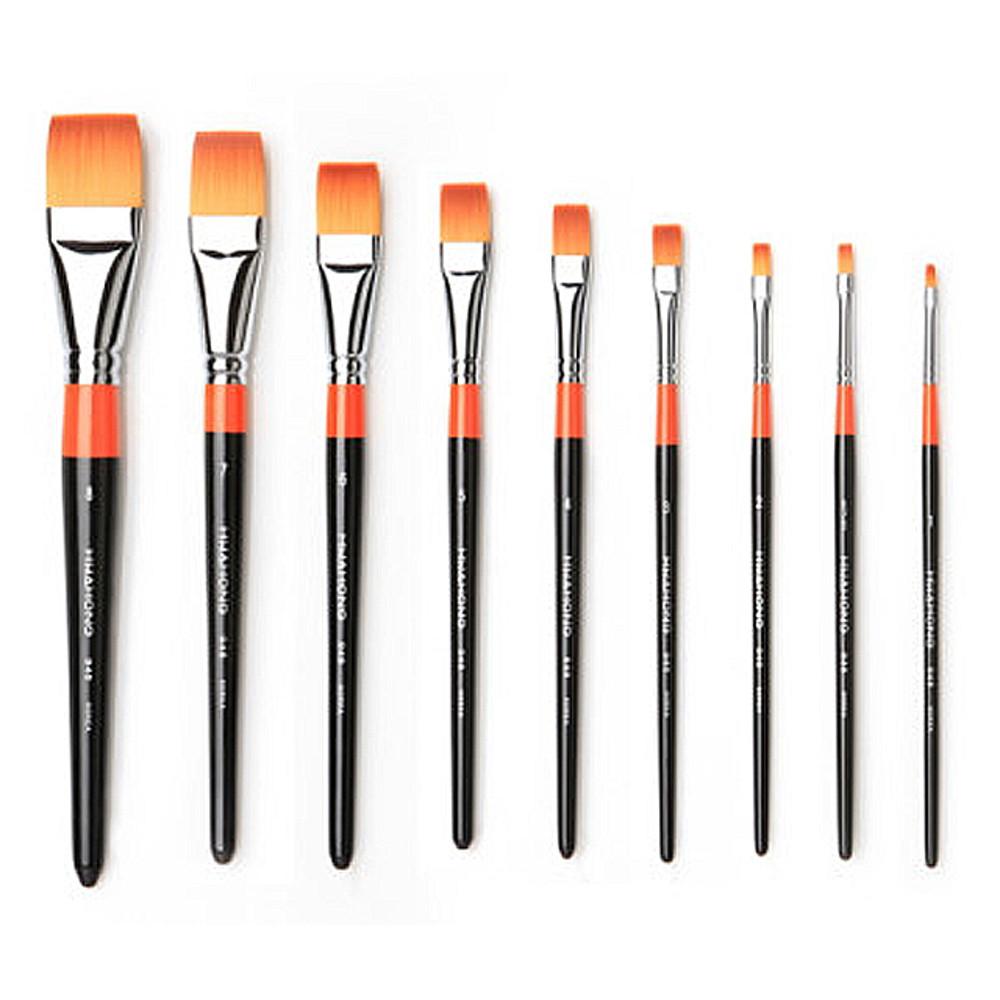 화홍 948 구성붓 낱자루 1호-8호 / 5본조 디자인붓 납작붓