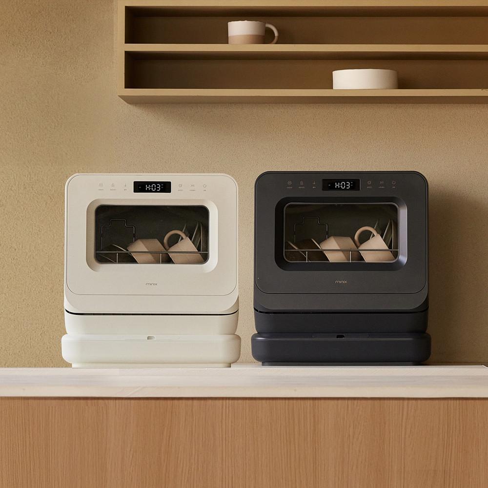 미닉스 무설치 식기세척기 소형 미니 무타공 식세기 카운터탑