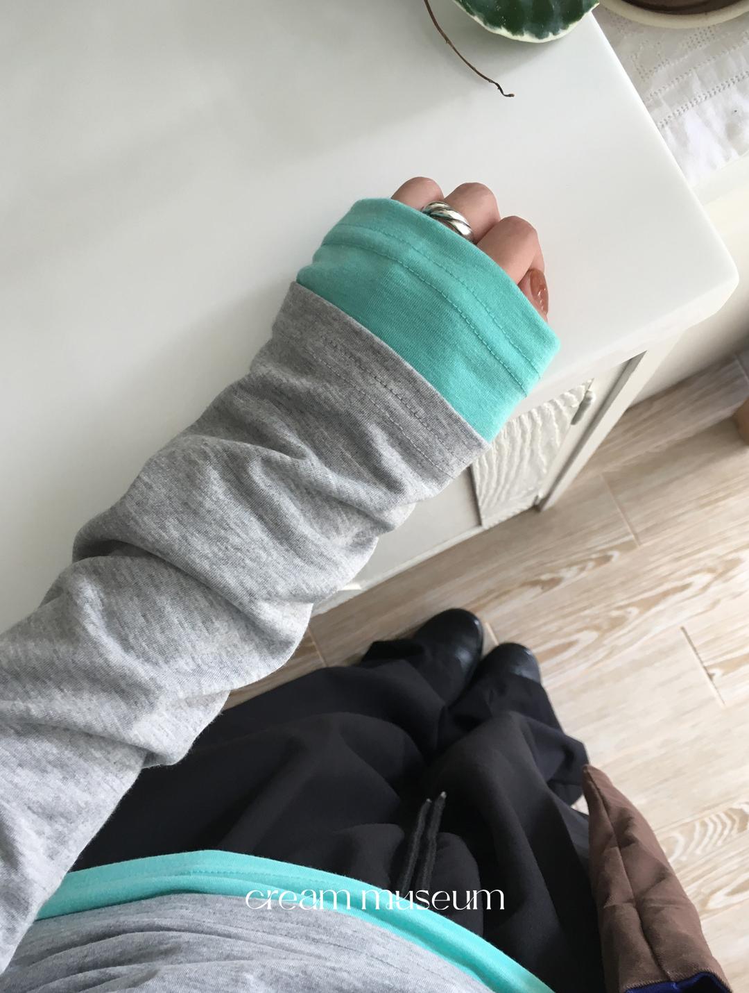 루밍 레이어드 롱슬리브 이너 티셔츠 (5color)