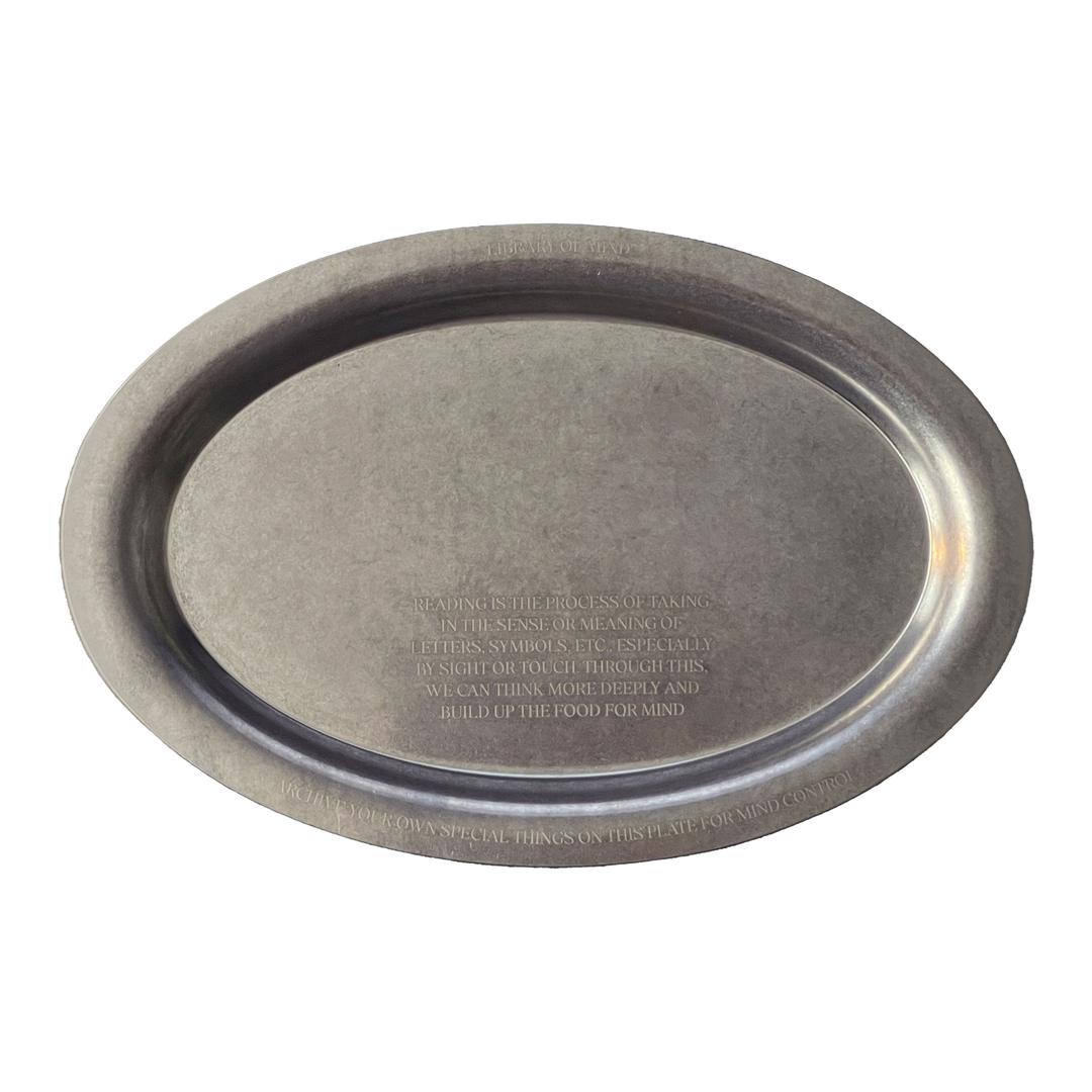 Library Of Mind : Oval Plate