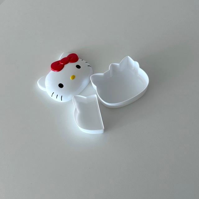 키티 반반 도시락통