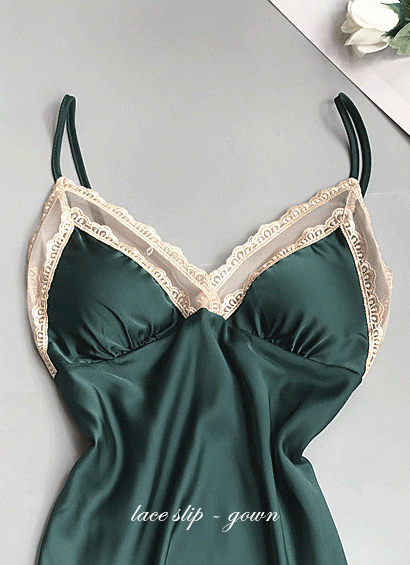 [캡]당신을 생각해 슬립+가운 set