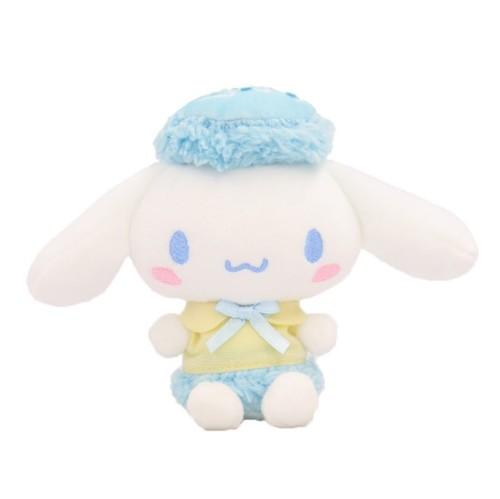 [산리오] 마카롱 버전 무뉴구루미 마스코트 홀더 인형 시나모롤