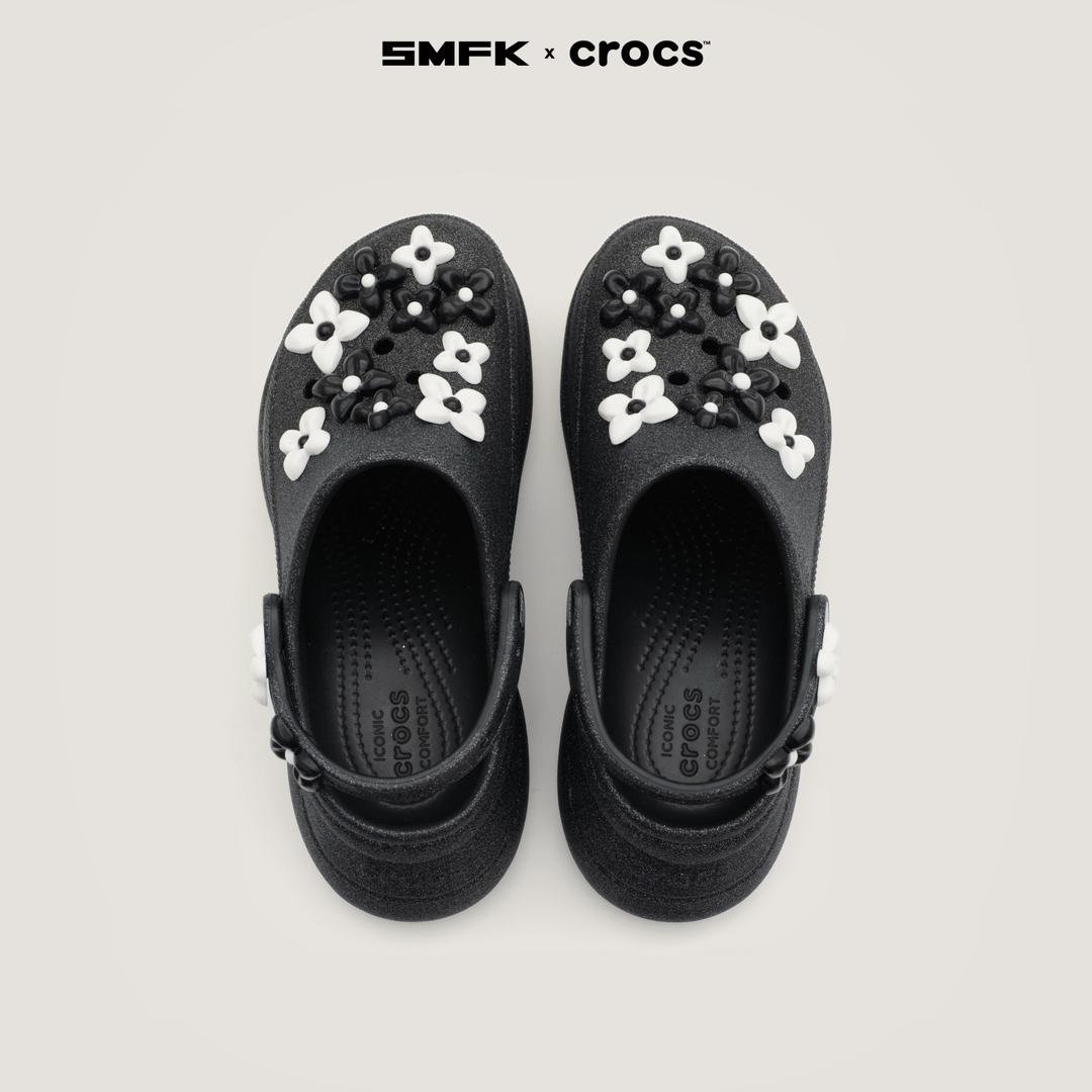 SMFK X CROCS BAE 클로그 블랙 다이아몬드 - M3W5
