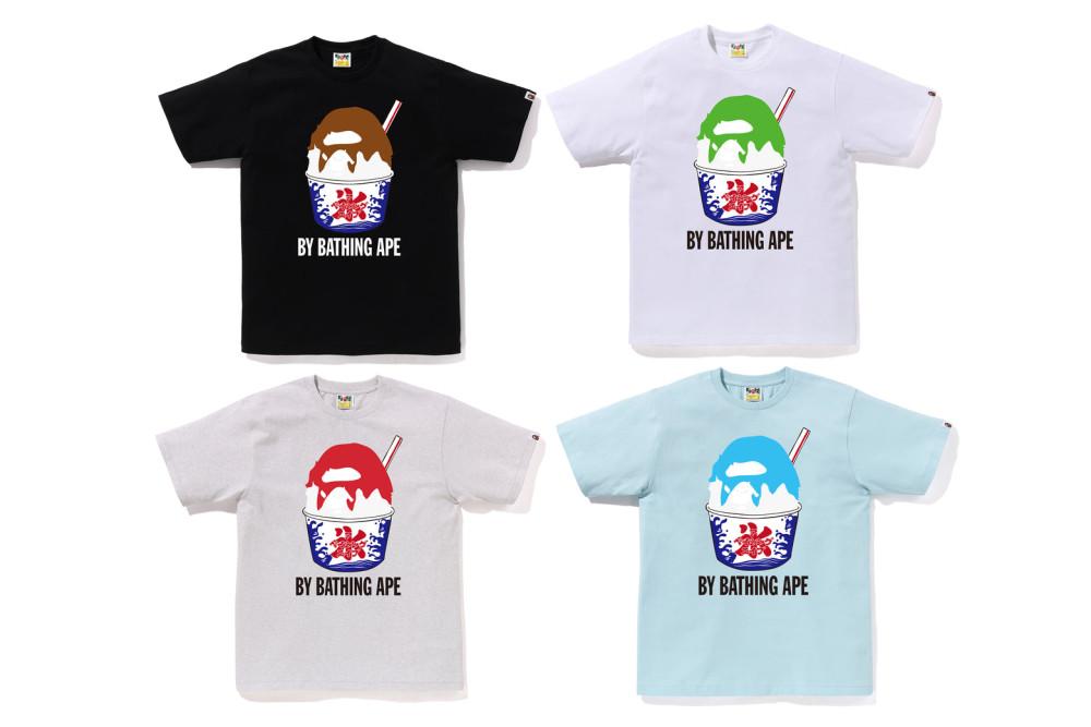 BAPE 베이프 SHAVE ICE BY BATHING APE TEE 1K72-110-014
