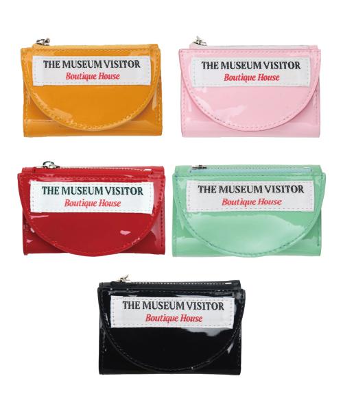 HALF CIRCLE ENAMEL WALLET (5 COLOR)