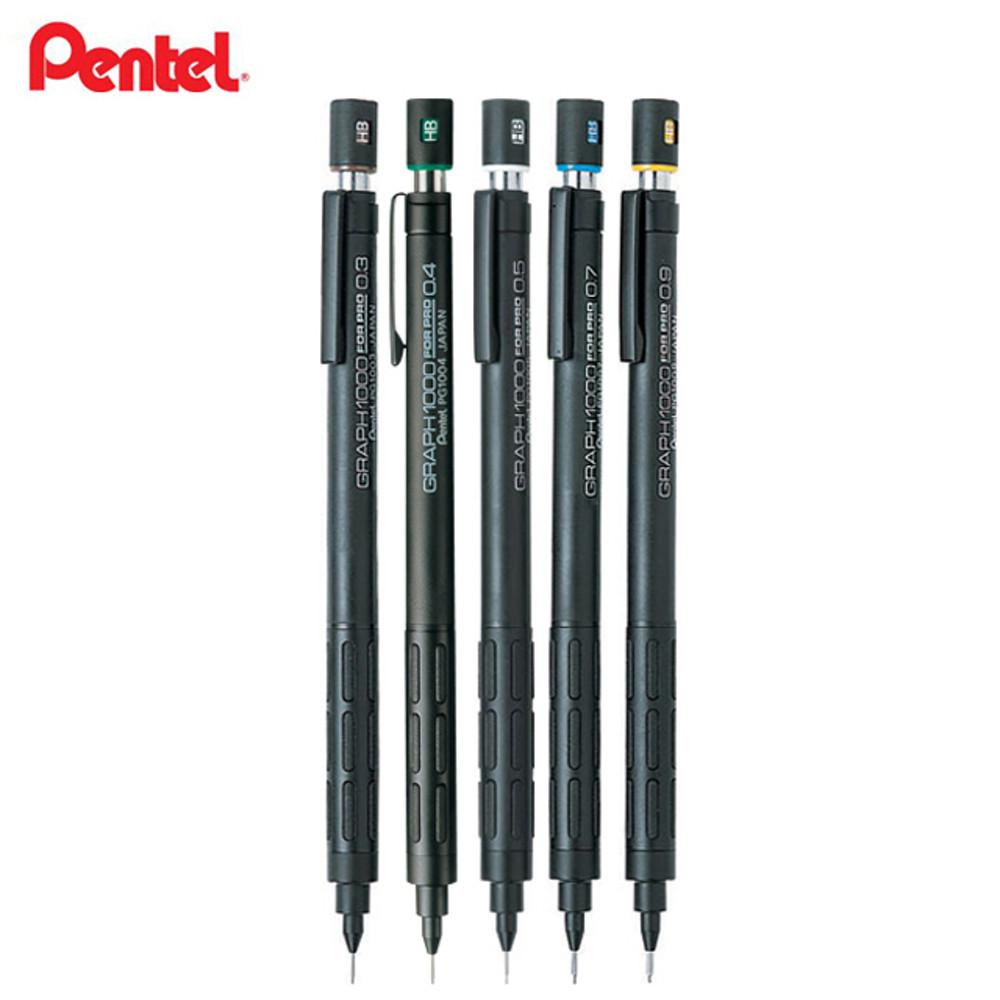 Pentel GRAPH1000 펜텔 그래프1000 0.5 포프로 제도 샤프 PG1005